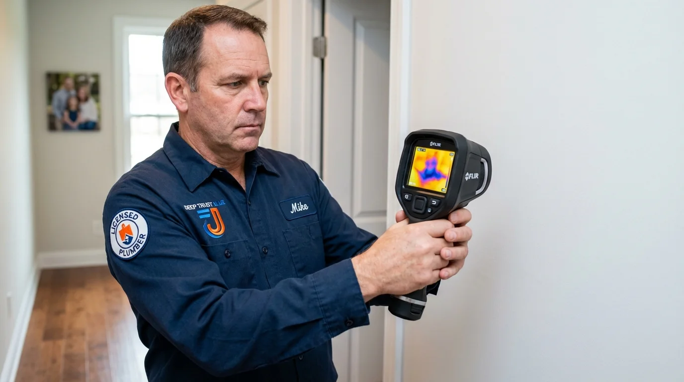 Thermal imaging leak detection by Johns Plumbing LLC in Atmore
